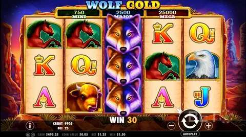 Wolf Gold Slot - Pragmatic Play Slot mit Money Respin Feature